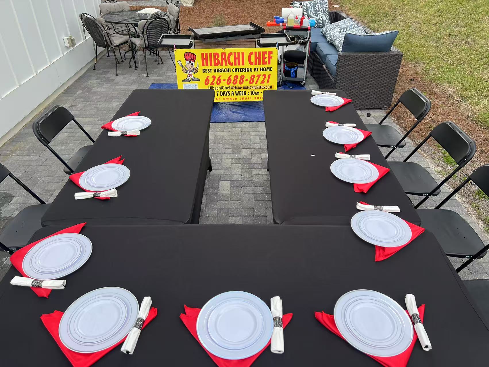Hibachi catering event Panama City FL